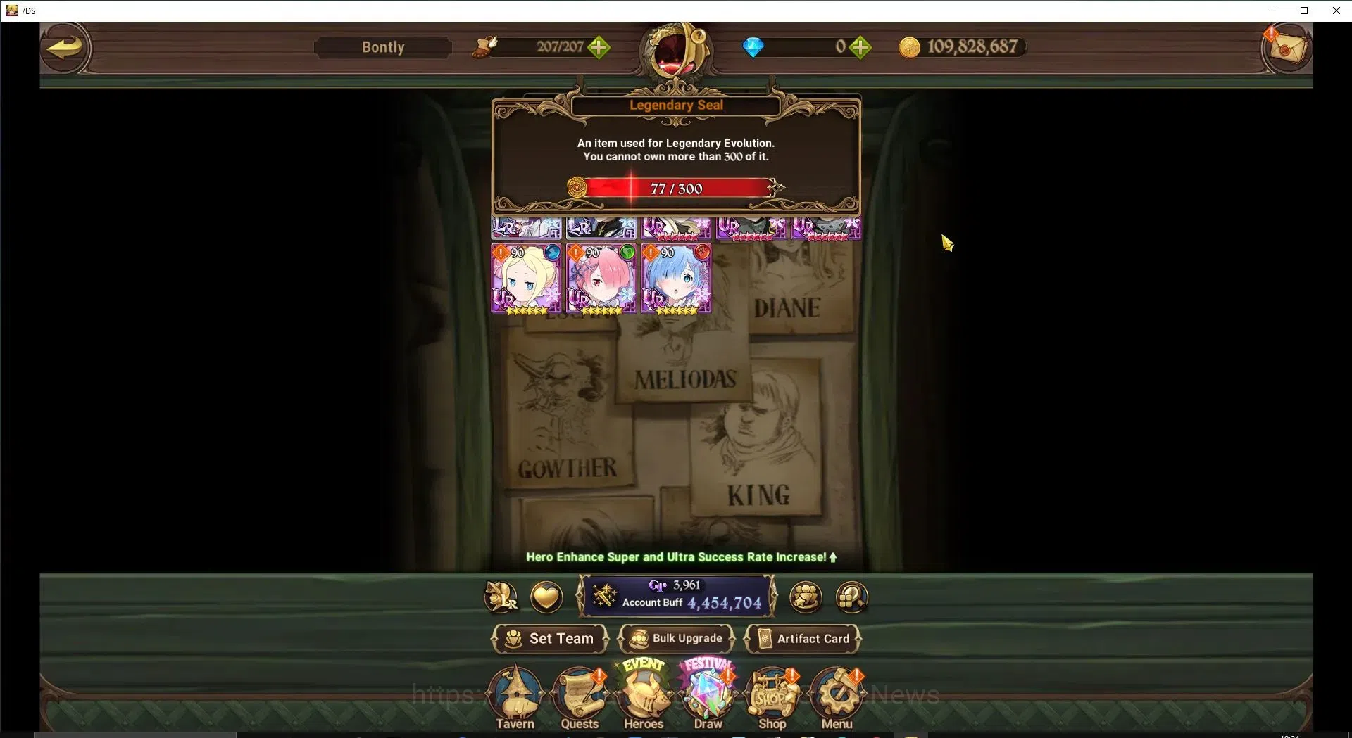 The Seven Deadly Sins: Grand Cross Accounts Asia|4,4M CC|77 LS|1 LR+UR Select|5 LR+9 UR+Many C image 4