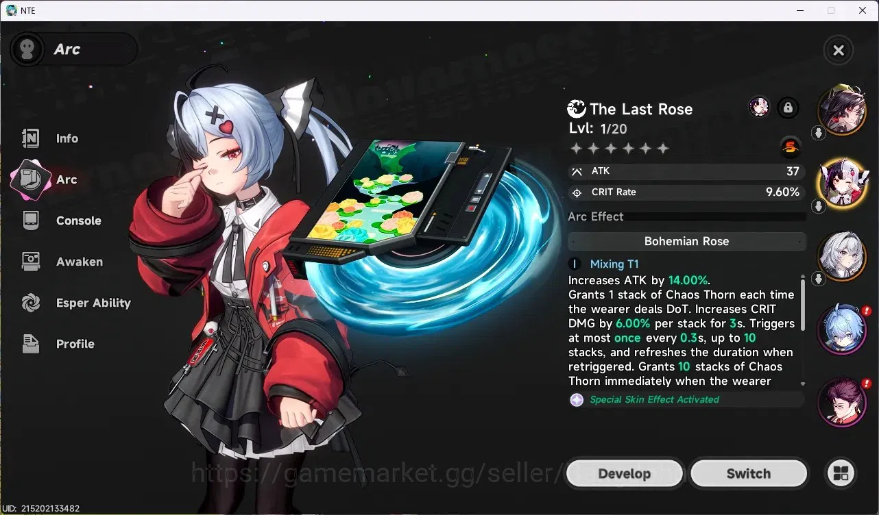 Neverness to Everness Accounts SEA | Lv 3 | 2 S-Class (Lacrimosa+Sign, Hotori) + image 4