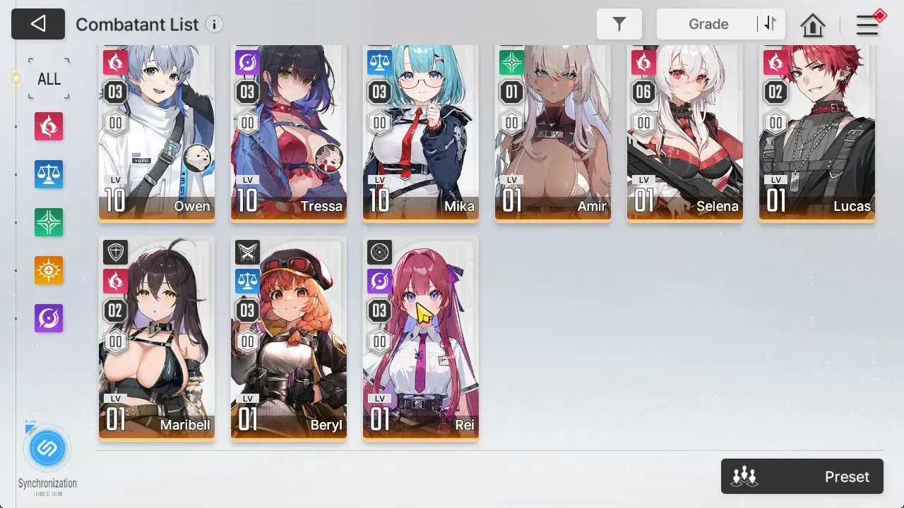 Chaos Zero Nightmare Accounts GLOBAL|Lv 54|10 SSR[HaidemarieM2+Sign,Nine+Sign,Lu image 6