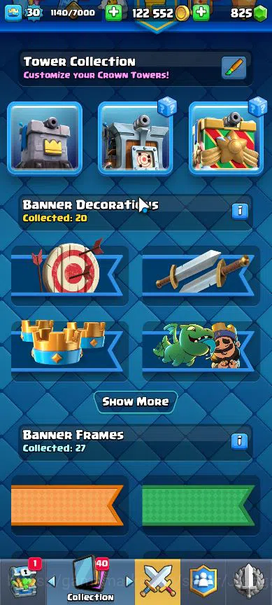 Clash Royale Accounts Midgame Lvl 30|Trophy 5057|KTL 11|Limited Skin|Card 103|1 Hero,5 EVO,13 Legend,31 Epic,30 Rare,29 15