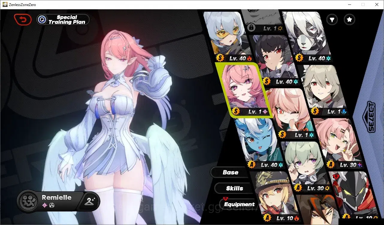 Zenless Zone Zero Accounts Starter ASIA|IK 39|Starter S1 CH3|3 Limited (Remielle, Ellen+Sign, Zhao) 3 S STD Char|S Selector 1
