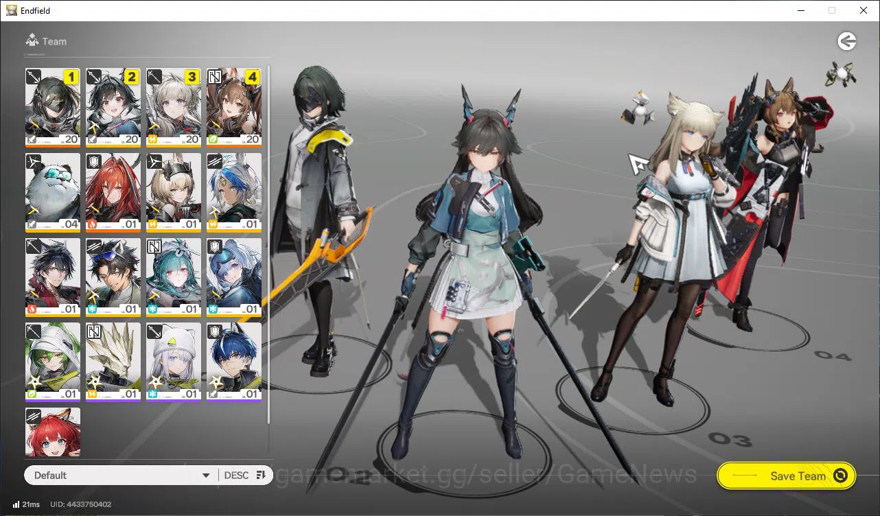 Arknights: Endfield Accounts NA/EU|5ssr[Laevatain P1+sign,Ardelia+sign,Amber,Po image 1