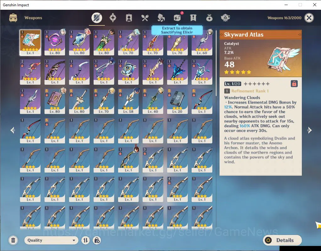 Genshin Impact Accounts ASIA|AR 49|2 Limit+1(*5WeP)|Neuvillete,Varesa|Mc F image 4