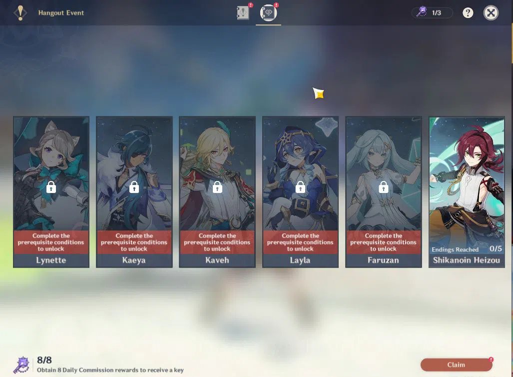 Genshin Impact Accounts End Game ASIA|AR 55|PremTeam Varka|6Limited 14