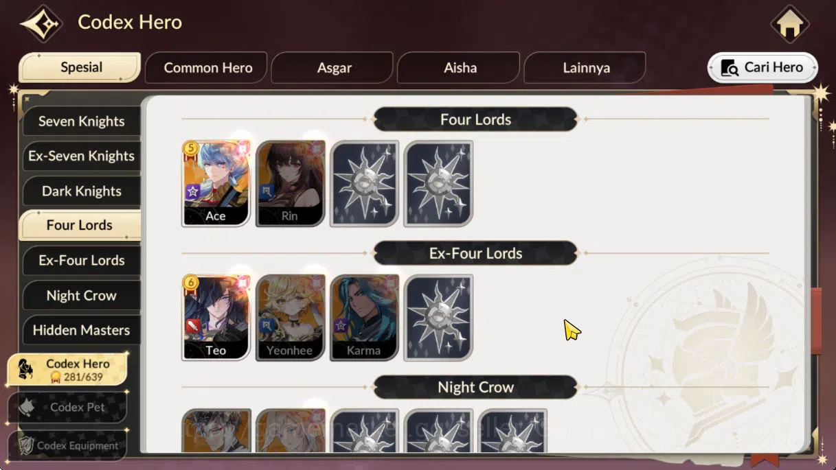 Seven Knights Re:Birth Accounts [Re:BIRTH] Global |6 Legendary|3 Special (Teo, Ace image 6