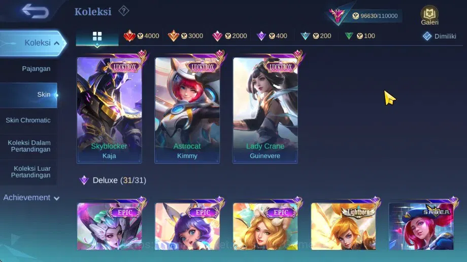 Mobile Legends: Bang Bang Accounts Hero 133|Skin 312|High Immo 100|Legend Gusion,Exo  image 10