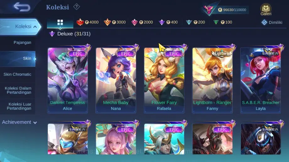 Mobile Legends: Bang Bang Accounts Hero 133|Skin 312|High Immo 100|Legend Gusion,Exo  image 11