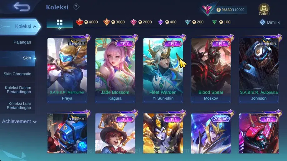 Mobile Legends: Bang Bang Accounts Hero 133|Skin 312|High Immo 100|Legend Gusion,Exo  image 12