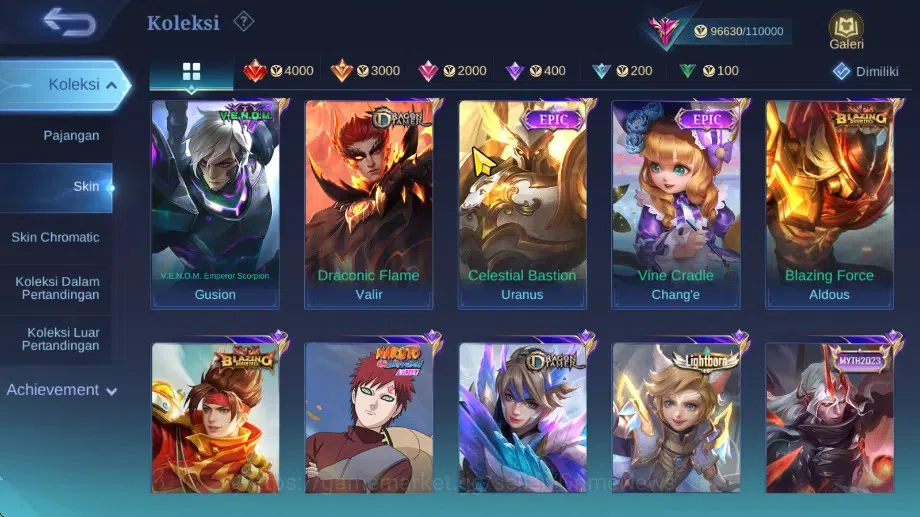 Mobile Legends: Bang Bang Accounts Hero 133|Skin 312|High Immo 100|Legend Gusion,Exo  image 14