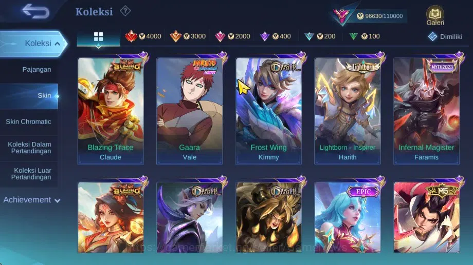 Mobile Legends: Bang Bang Accounts Hero 133|Skin 312|High Immo 100|Legend Gusion,Exo  image 15