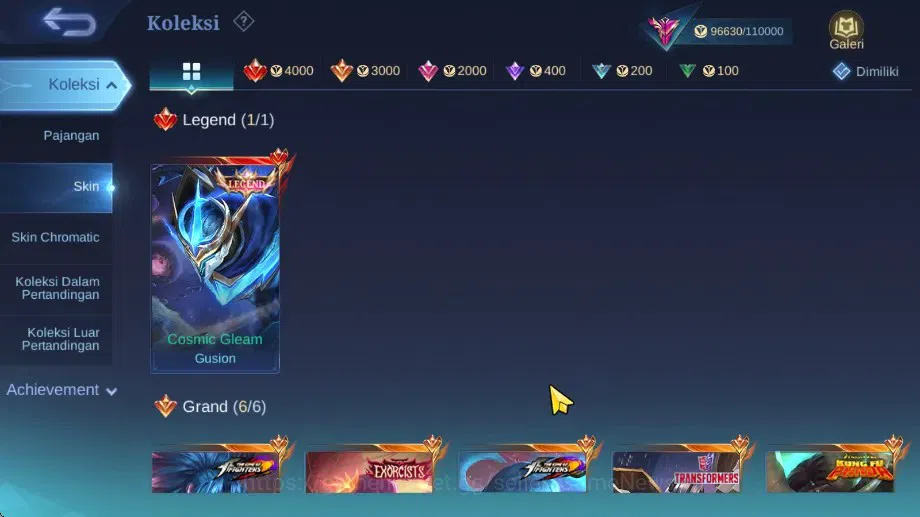 Mobile Legends: Bang Bang Accounts Hero 133|Skin 312|High Immo 100|Legend Gusion,Exo  image 6