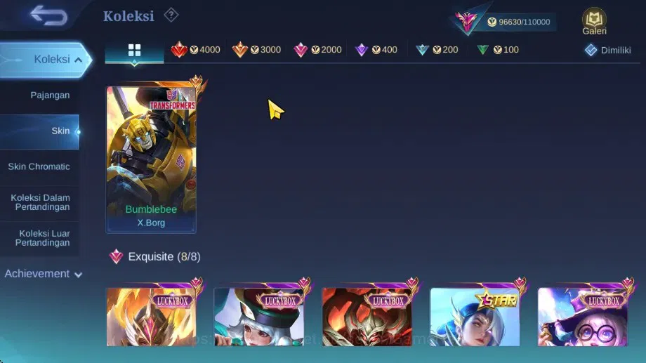 Mobile Legends: Bang Bang Accounts Hero 133|Skin 312|High Immo 100|Legend Gusion,Exo  image 8