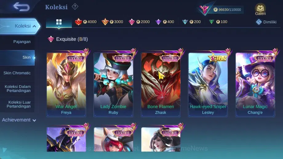 Mobile Legends: Bang Bang Accounts Hero 133|Skin 312|High Immo 100|Legend Gusion,Exo  image 9