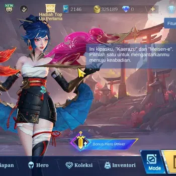 Mobile Legends: Bang Bang Collector Hero 133|Skin 312|High Immo 100|Legend Gusion,Exo  image 1