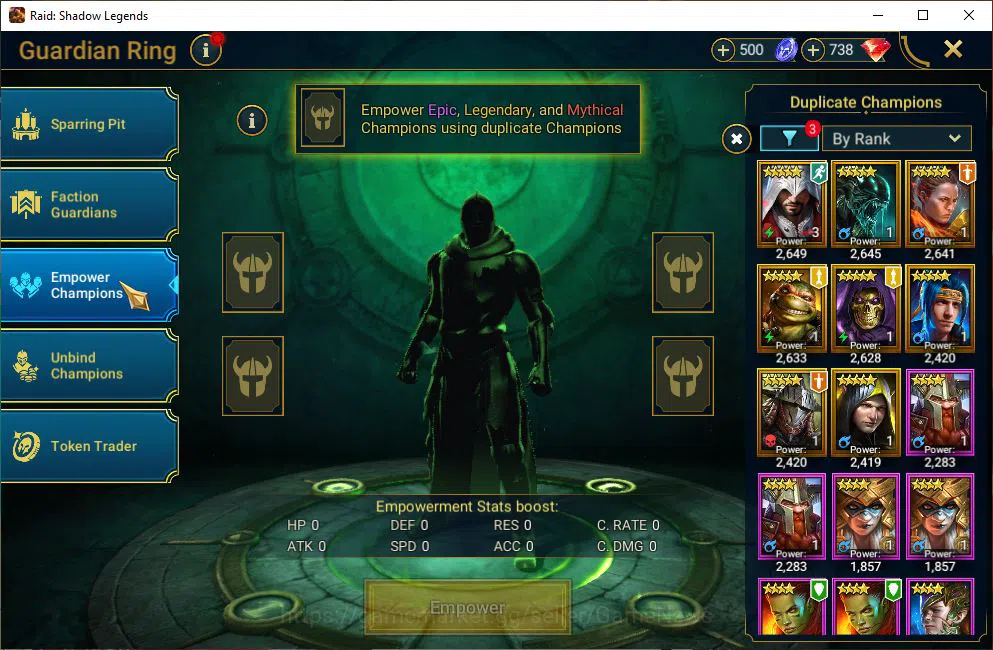 Raid: Shadow Legends Accounts Lv 19 723K Power|1 Mythical(Galleus Bloodcrest)|25 image 13