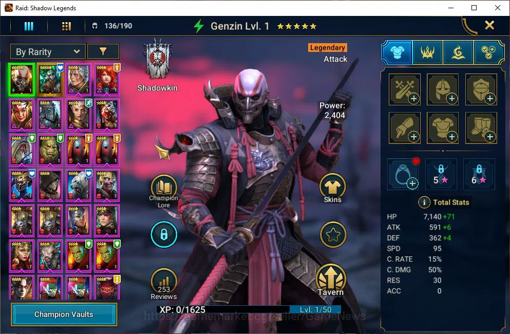 Raid: Shadow Legends Accounts Lv 19 723K Power|1 Mythical(Galleus Bloodcrest)|25 image 16