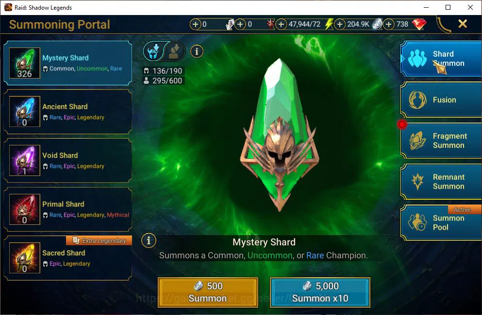 Raid: Shadow Legends Accounts Lv 19 723K Power|1 Mythical(Galleus Bloodcrest)|25 image 6