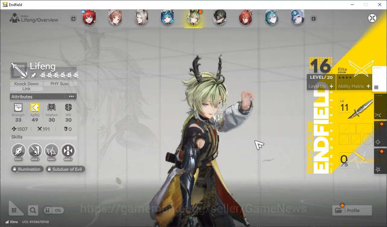 Arknights: Endfield Accounts Asia Lv53|7SSR[(LaevatainP1,ArdeliaP1+Sign),Gilber image 10