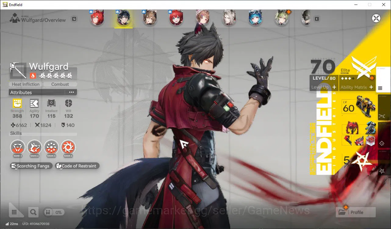 Arknights: Endfield Accounts Asia Lv53|7SSR[(LaevatainP1,ArdeliaP1+Sign),Gilber image 12