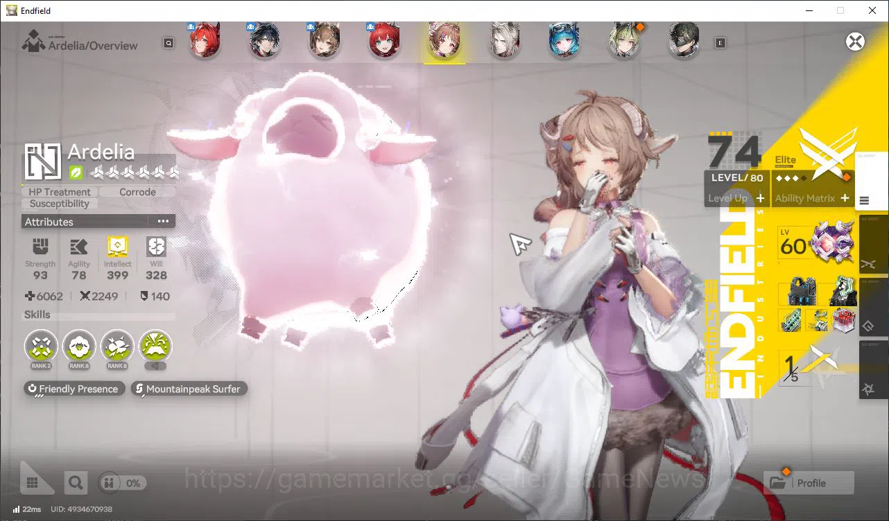 Arknights: Endfield Accounts Asia Lv53|7SSR[(LaevatainP1,ArdeliaP1+Sign),Gilber image 6