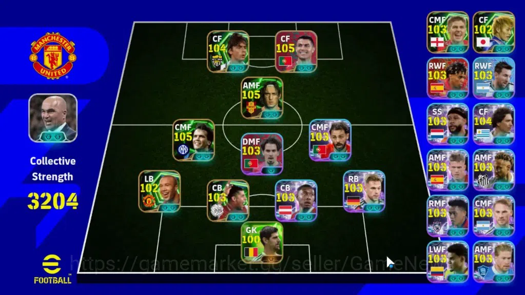 eFootball Accounts Android |16 Epic|Cristiano Ronaldo,Lothar Matthaus image 1