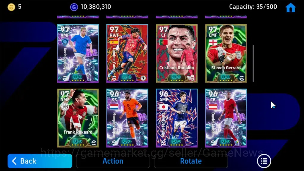 eFootball Accounts Android |16 Epic|Cristiano Ronaldo,Lothar Matthaus image 6