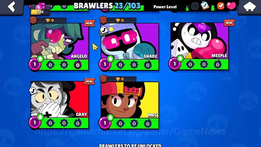 Brawl Stars Accounts 1210 Trophy|23Brawlers 1Max|Edgar FullBuffies|4k B image 10