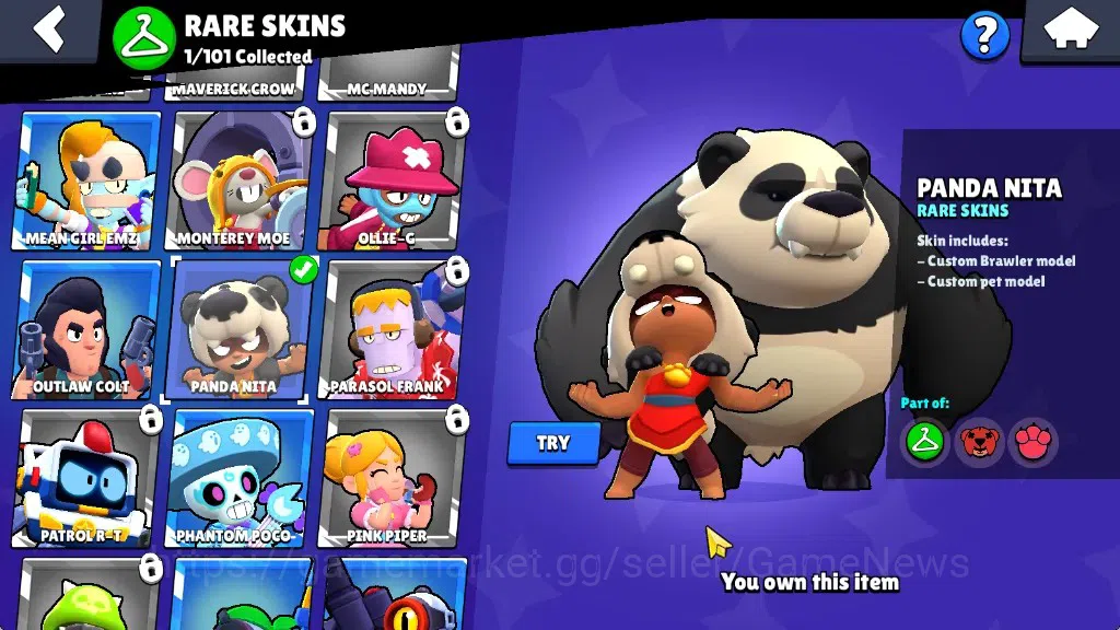 Brawl Stars Accounts 1210 Trophy|23Brawlers 1Max|Edgar FullBuffies|4k B image 15