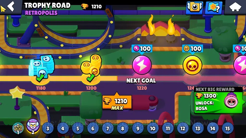 Brawl Stars Accounts 1210 Trophy|23Brawlers 1Max|Edgar FullBuffies|4k B image 5