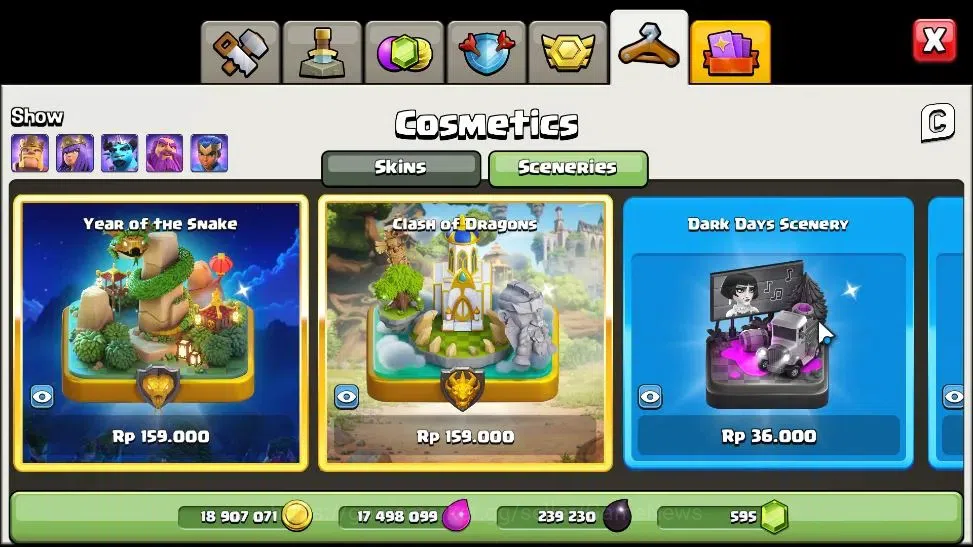 Clash of Clans Accounts LV 90|TH 14-BH 7|HH 7|Limited Skin|BK 23,AQ 24,GW  image 19