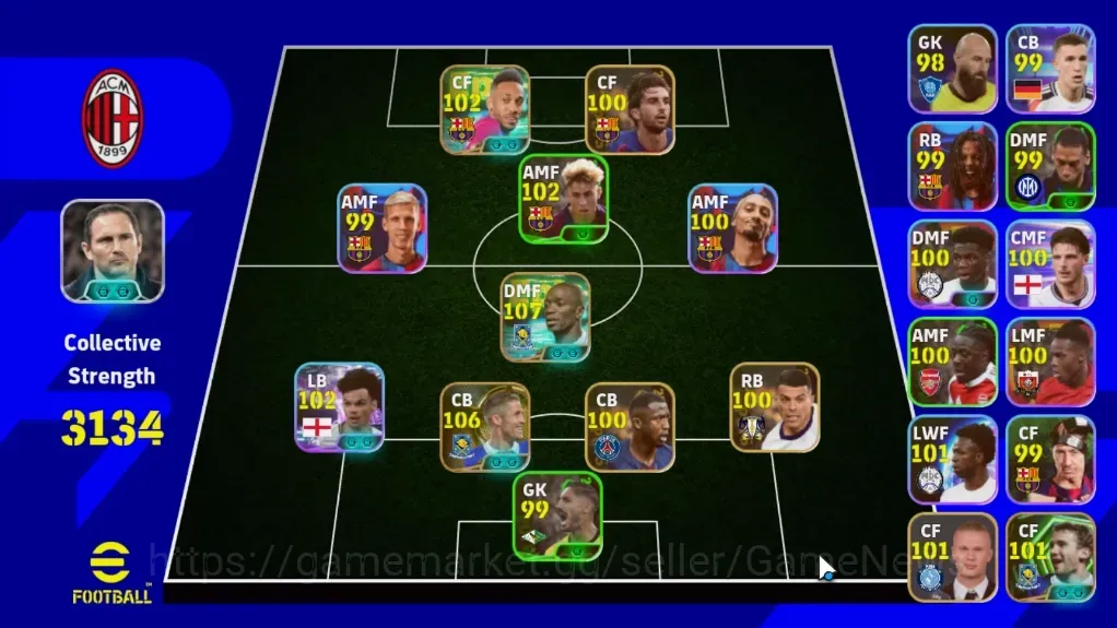 eFootball Accounts Legends & Iconic Players Android|Epic Claude Makelele,Gary 1