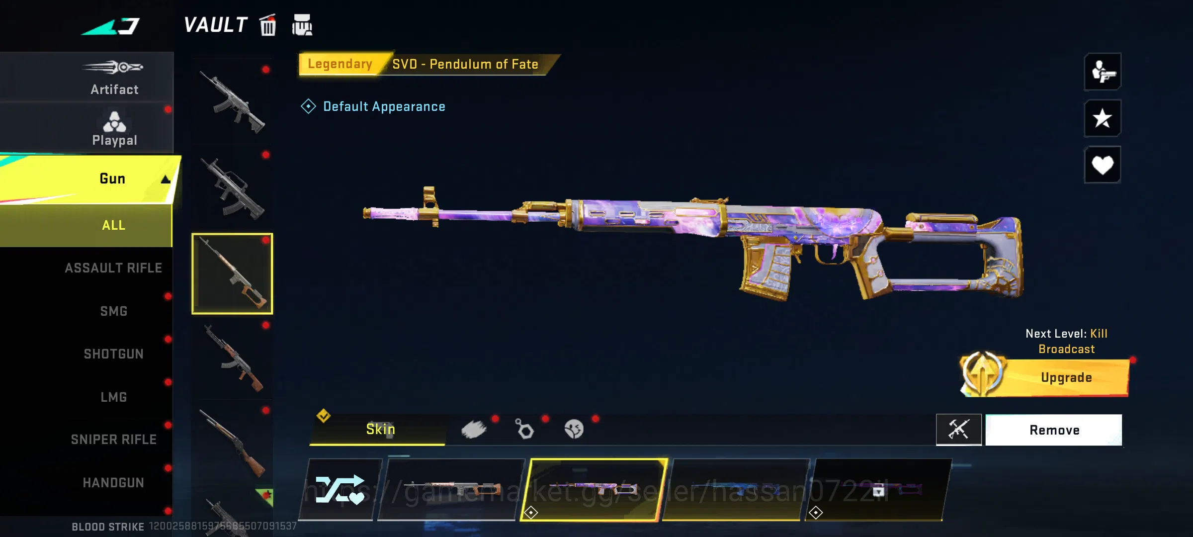 Blood Strike Accounts Rare Skin 47 level | Blood Strike old account | with 10 + ultra gun skins | eternal striker (zero 11