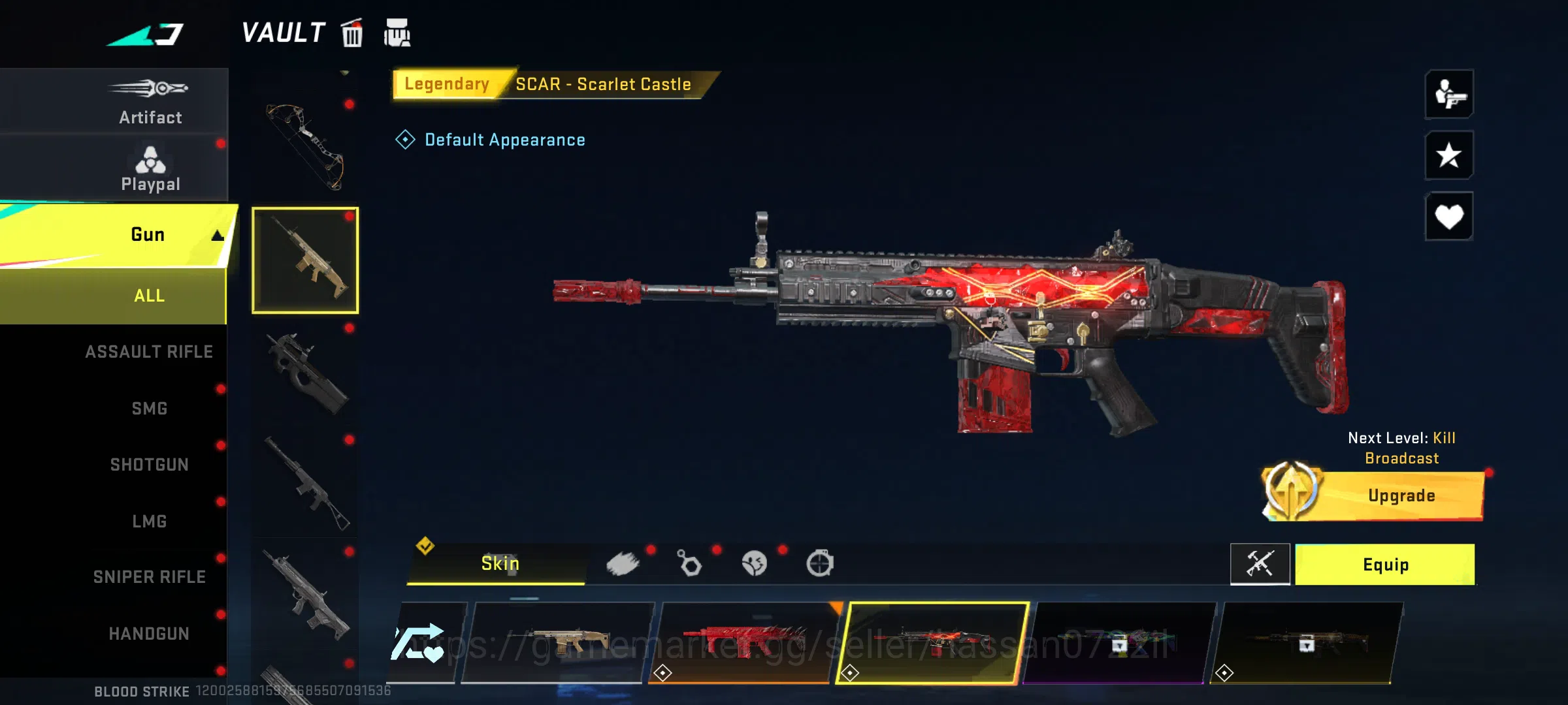 Blood Strike Accounts Rare Skin 47 level | Blood Strike old account | with 10 + ultra gun skins | eternal striker (zero 12
