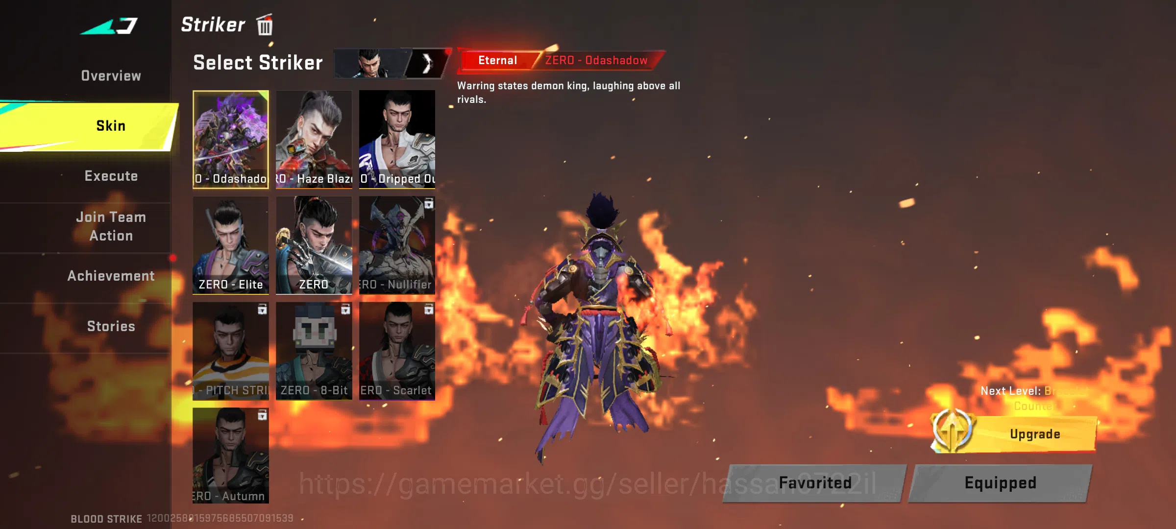 Blood Strike Accounts Rare Skin 47 level | Blood Strike old account | with 10 + ultra gun skins | eternal striker (zero 19