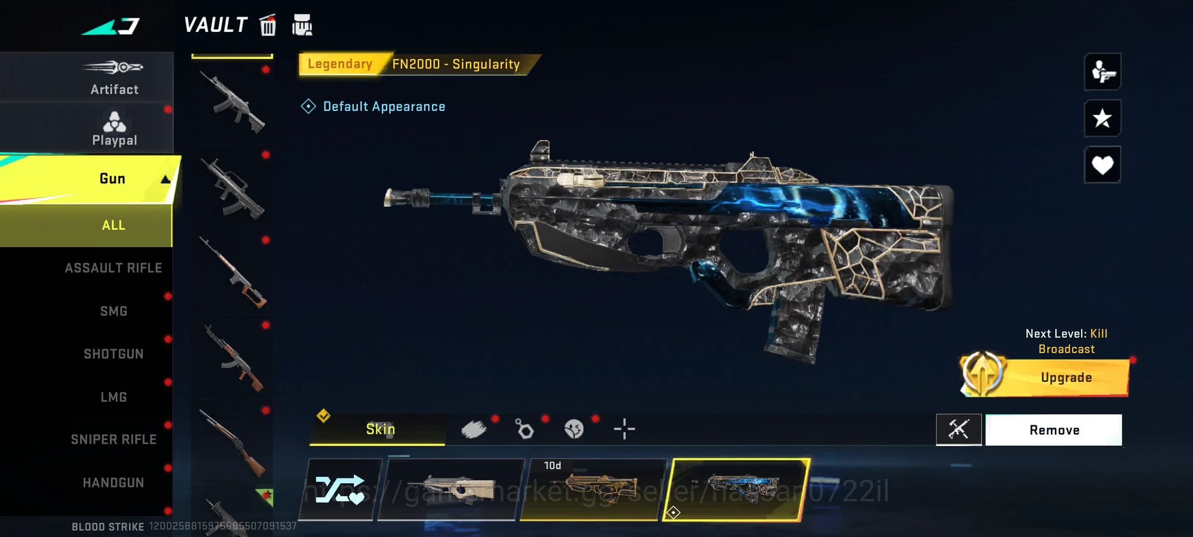 Blood Strike Accounts Rare Skin 47 level | Blood Strike old account | with 10 + ultra gun skins | eternal striker (zero 4