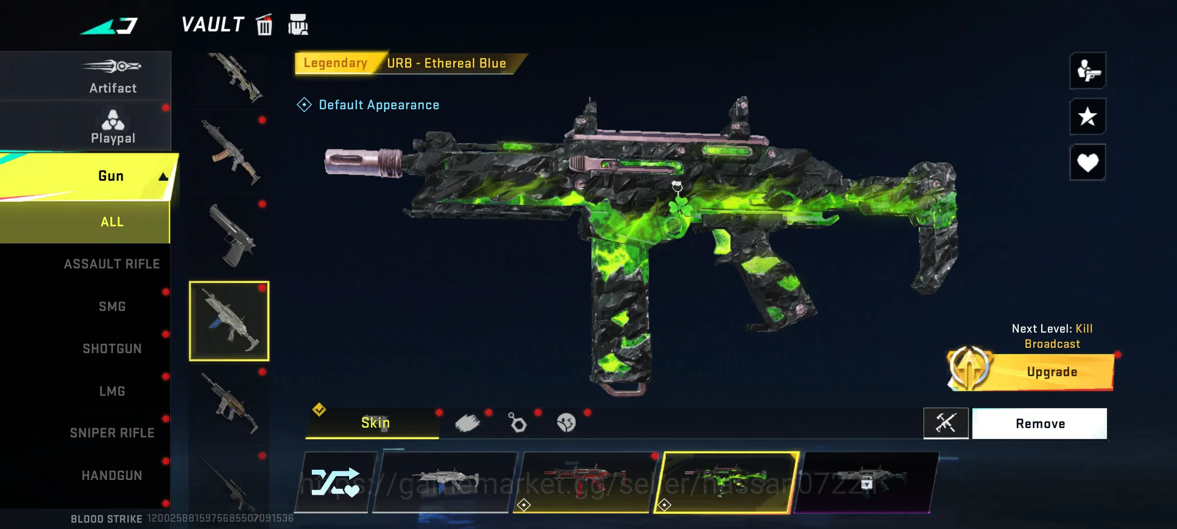 Blood Strike Accounts Rare Skin 47 level | Blood Strike old account | with 10 + ultra gun skins | eternal striker (zero 5