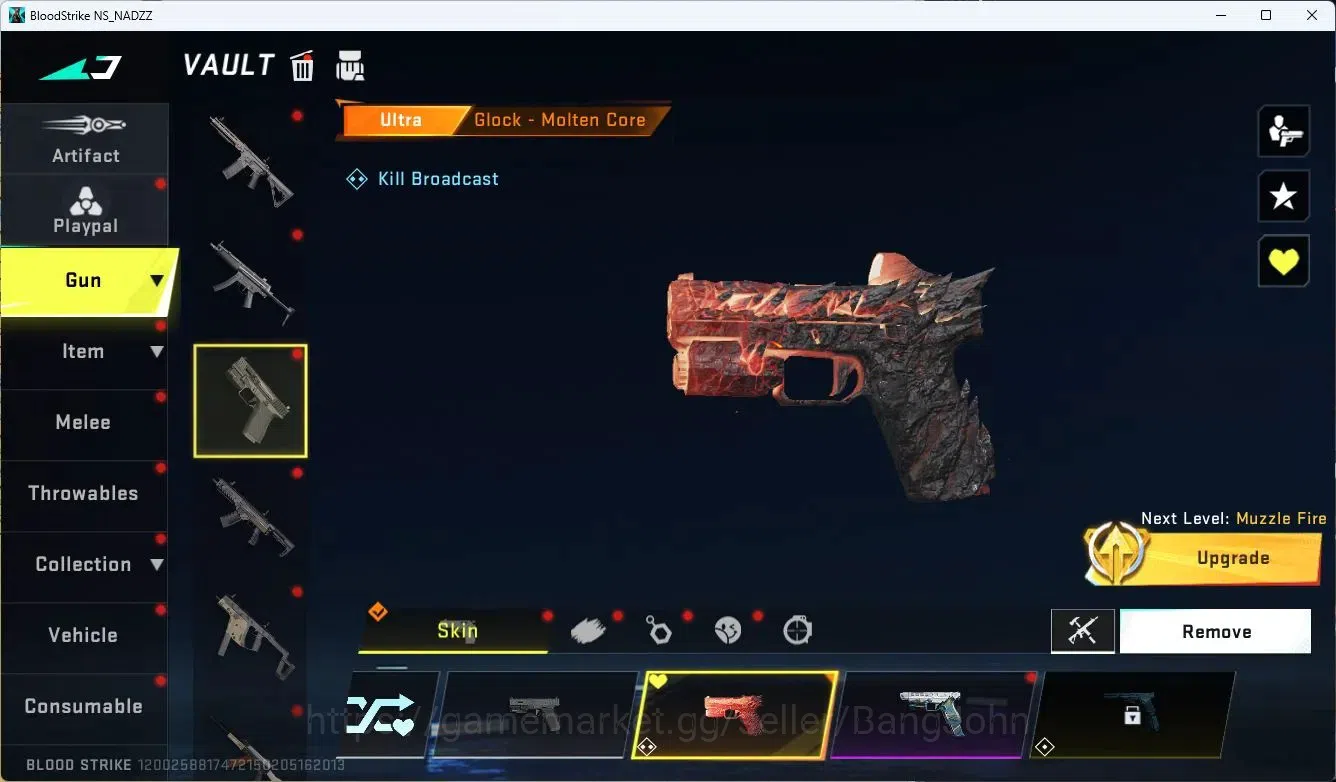 Blood Strike Accounts ASIA| AOT FAL|7DS QBZ95|3 Limited Gun: MP155, AR97 image 6