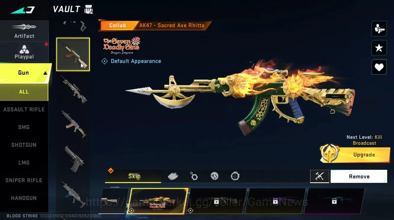 Blood Strike Accounts ASIA|ETERNAL DEagle-Scorpius|Melee KUKRI+ULTRA[RAN image 6
