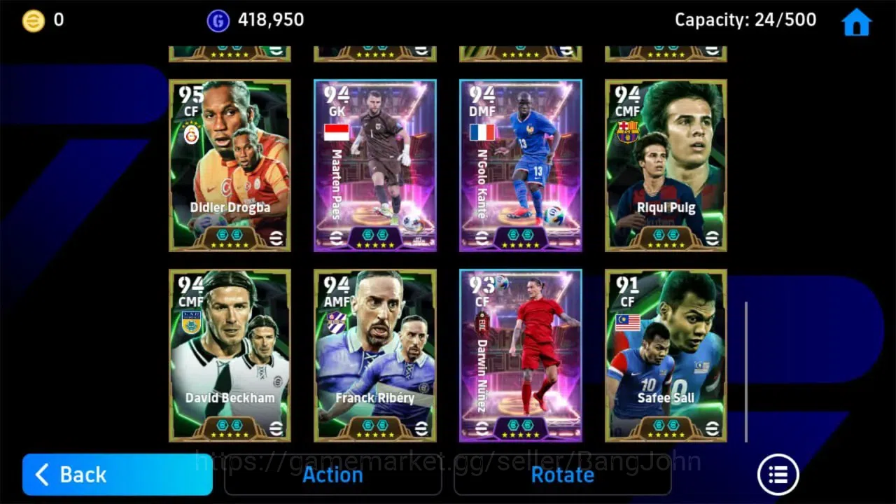 eFootball Accounts Android Power 3159 | Cruyff Epic DB | Raul Epic DB image 2