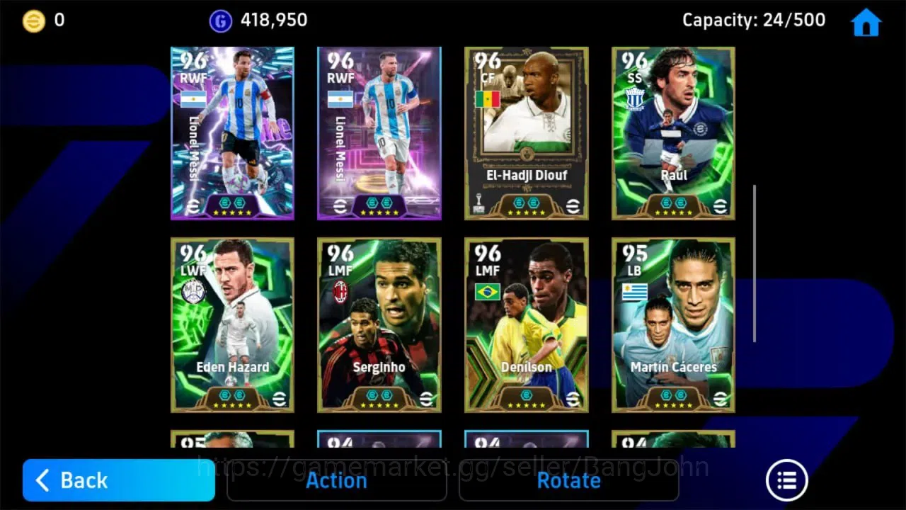 eFootball Accounts Android Power 3159 | Cruyff Epic DB | Raul Epic DB image 3