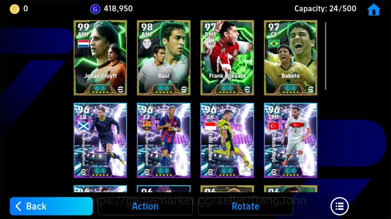 eFootball Accounts Android Power 3159 | Cruyff Epic DB | Raul Epic DB image 4