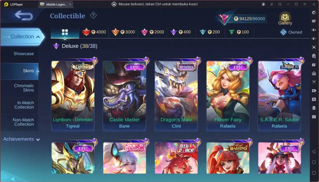 Mobile Legends: Bang Bang Accounts GLOBAL Hero 132 Skin 334|Legend Fanny,Gusion|KOF d image 11