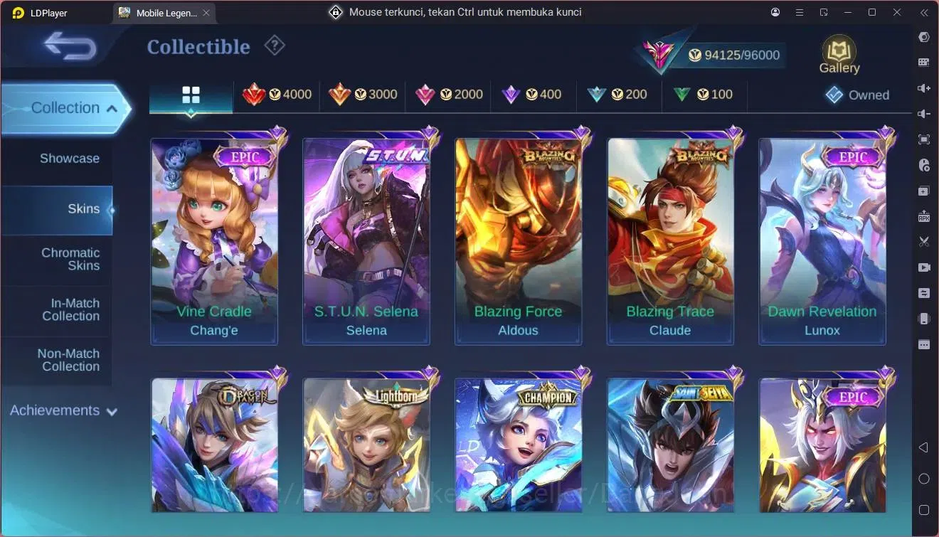 Mobile Legends: Bang Bang Accounts GLOBAL Hero 132 Skin 334|Legend Fanny,Gusion|KOF d image 7