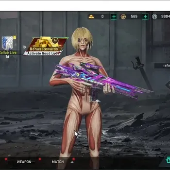Blood Strike Accounts Collab Skin ASIA|ETERNAL M4A1 Blight Embrace|Collab TokRev MCX,FN2K|12 Ultra [Glock Money,INP-9