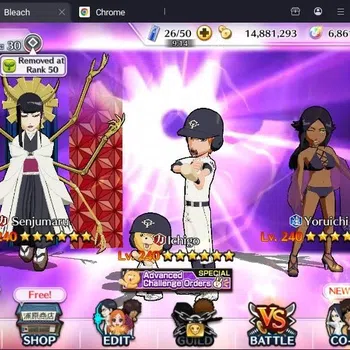 Bleach: Brave Souls Accounts Starter Global|14M BP+6K Orb|Fresh Story|IchogoDT,Yoruichi Sw25,Senjumaru TYBW25,Rangiku