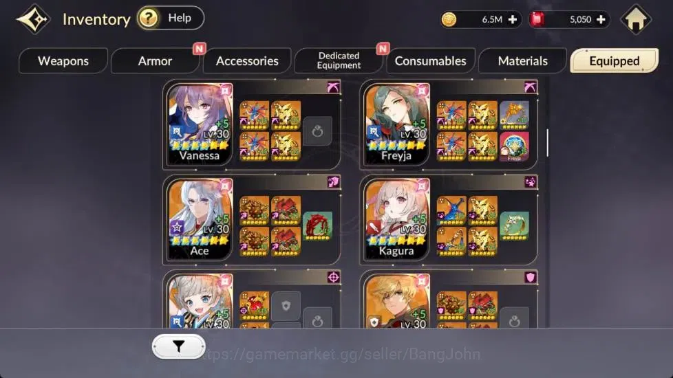 Seven Knights Re:Birth Accounts Global |Full ex7 Fai,Melia,Juri,Rosie,Gelidus|23 T image 10