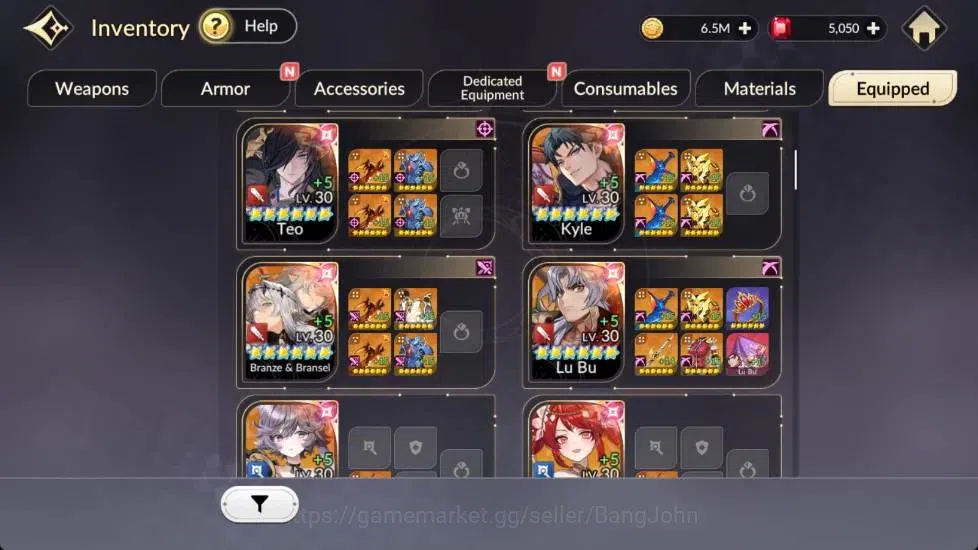 Seven Knights Re:Birth Accounts Global |Full ex7 Fai,Melia,Juri,Rosie,Gelidus|23 T image 12