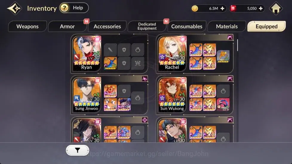 Seven Knights Re:Birth Accounts Global |Full ex7 Fai,Melia,Juri,Rosie,Gelidus|23 T image 13