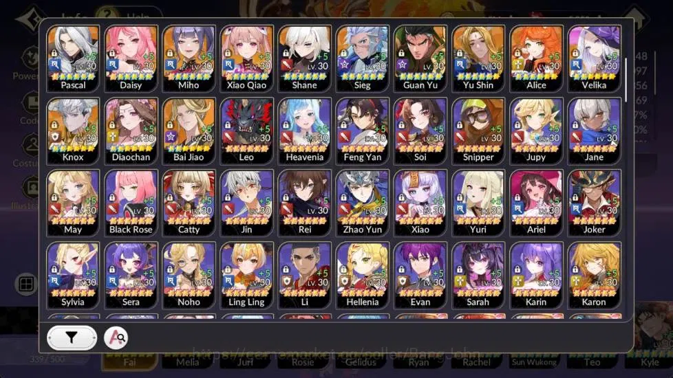 Seven Knights Re:Birth Accounts Global |Full ex7 Fai,Melia,Juri,Rosie,Gelidus|23 T image 20