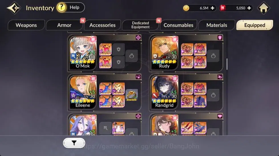 Seven Knights Re:Birth Accounts Global |Full ex7 Fai,Melia,Juri,Rosie,Gelidus|23 T image 9